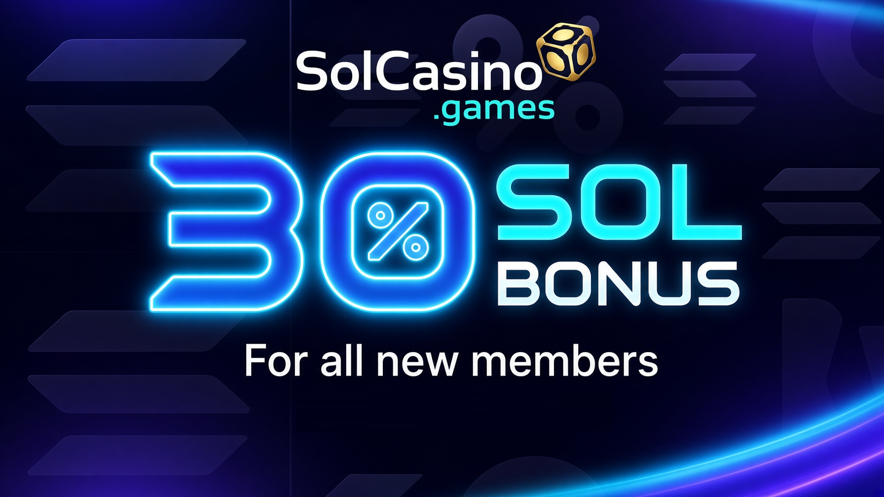 30% SOL Bonus for new members